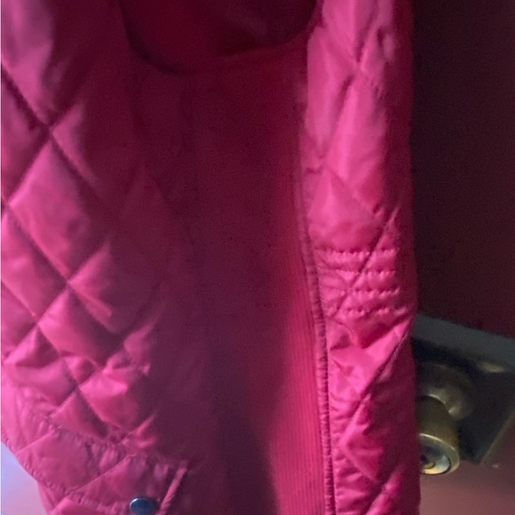 DressBarn Quilted Zip Vest 3X Gorgeous Red EUC - Picture 4 of 6